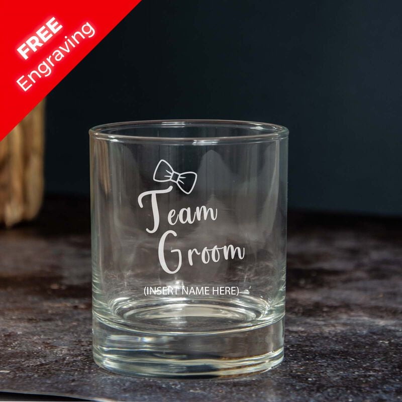 Personalised Whiskey Glass With Engraving and Gift Box